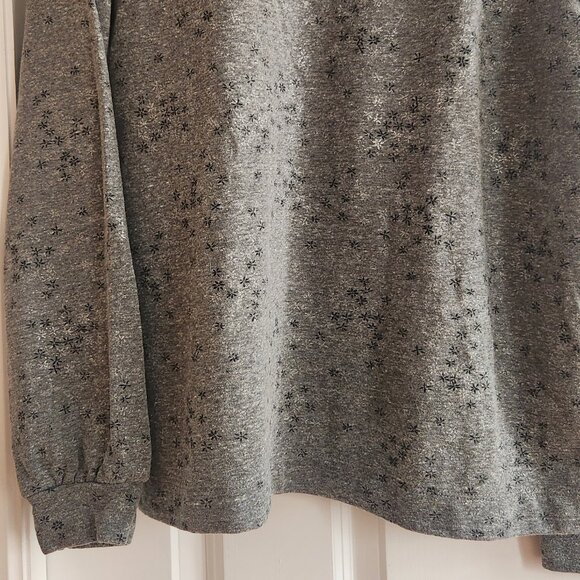 NWT Embellished Wintery Sweatshirt Anthropologie - Large - Picture 2 of 7